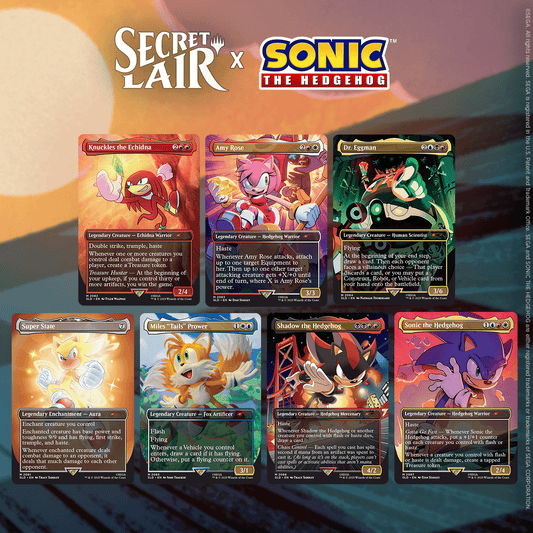 Magic: the Gathering - Secret Lair: Sonic - Friends & Foes