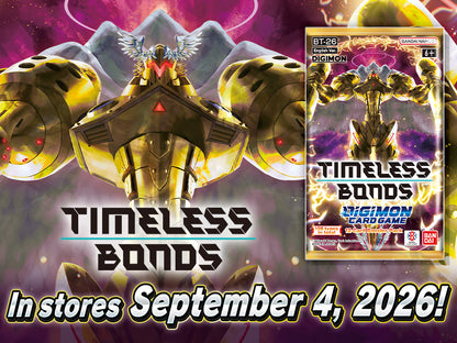 Official Digimon Card Game Timeless Bonds BT-26 product line