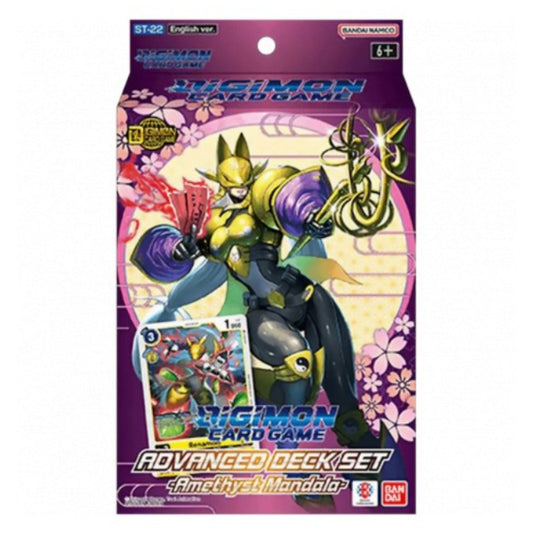 Digimon Card Game - Amethyst Mandala Advanced Deck ST22