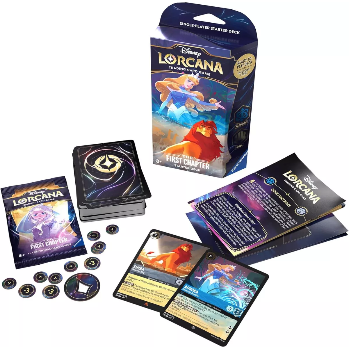 Lorcana: The First Chapter – Sapphire & Steel Starter Deck