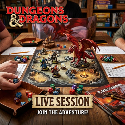 Sessões Dungeons & Dragons - DM: Sara Nascimento