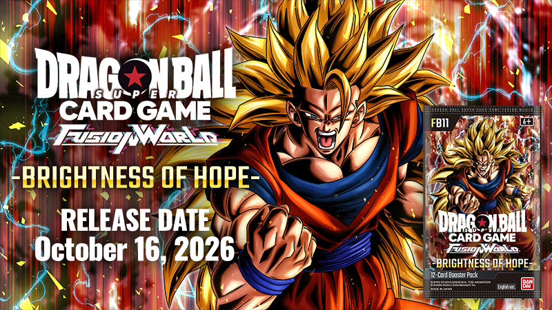 Official Dragon Ball Fusion World Brightness of Hope FB11 product-line banner