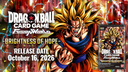 Official Dragon Ball Fusion World Brightness of Hope FB11 product-line banner
