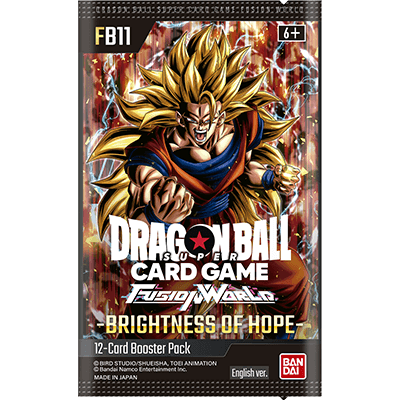Dragon Ball Super Card Game Fusion World Brightness of Hope FB11 English booster pack