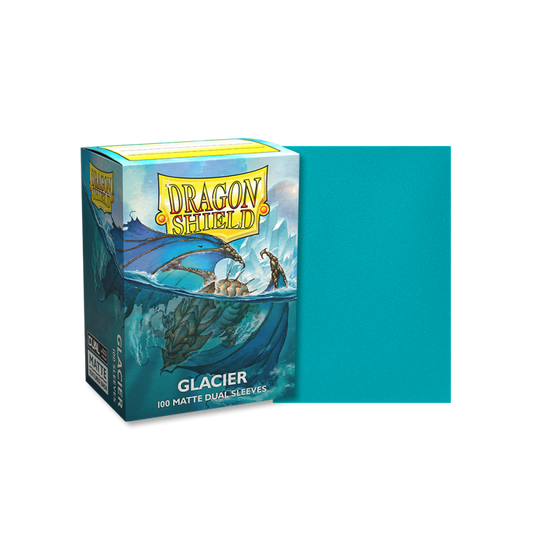 Dragon Shield Dual Matte Sleeves - Glacier (100 Sleeves)