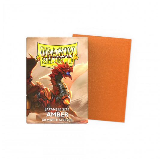 Dragon Shield - Standard Sleeves Matte Amber (100 Sleeves)