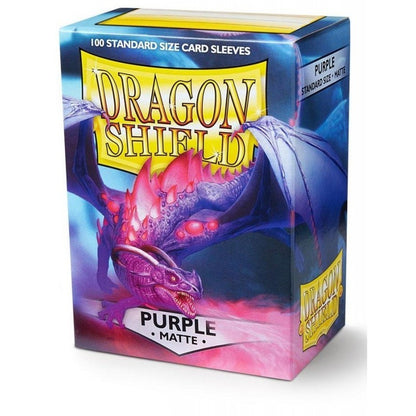 100 Dragon Shield Sleeves - Matte Purple