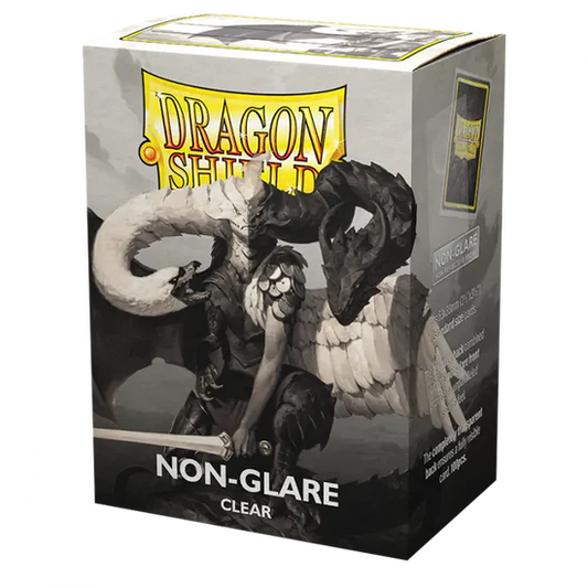 Dragon Shield - Non-Glare - Clear - Matte Sleeves - Standard Size (100 Sleeves)