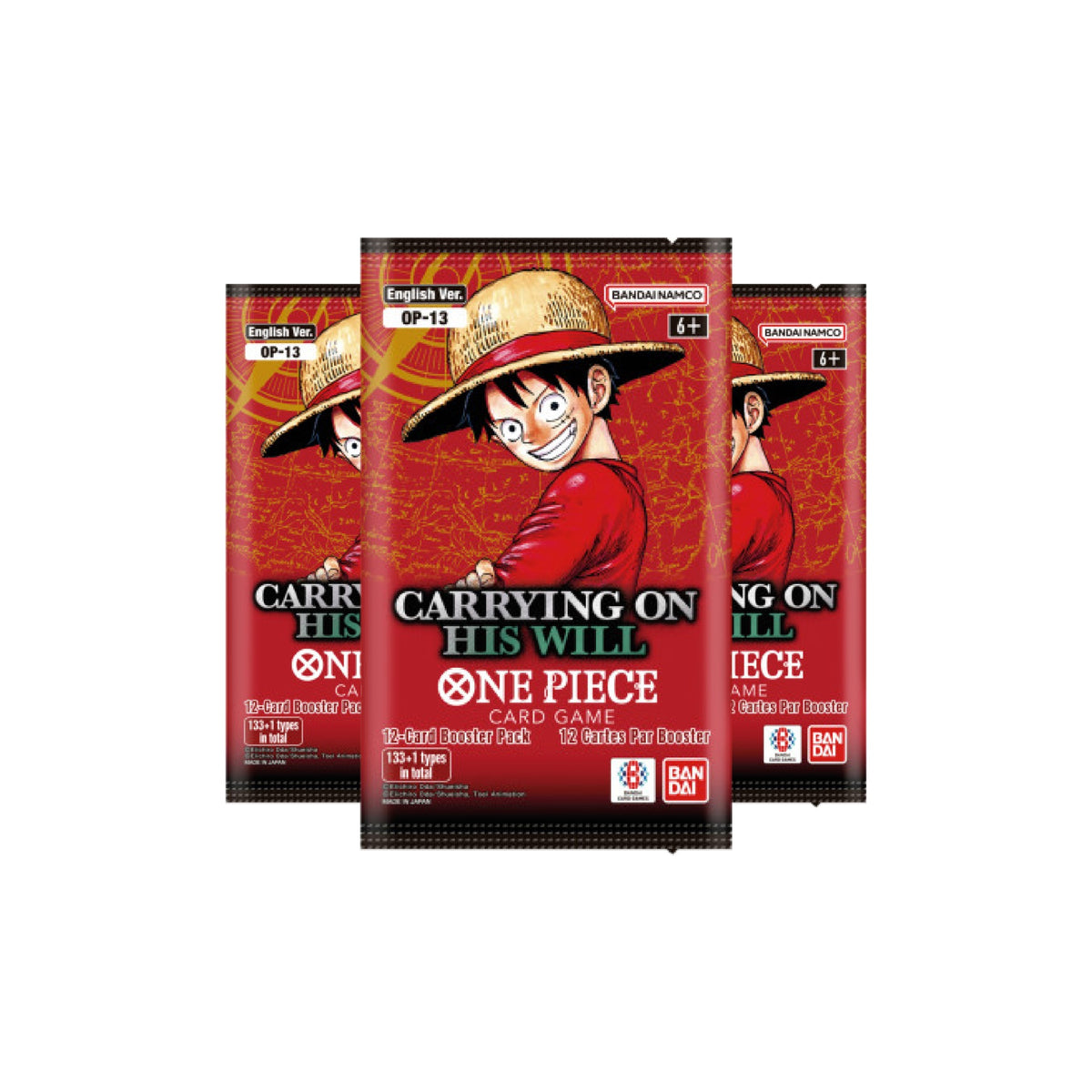 One Piece Card Game - OP13 Carrying on His Will Booster Display (24 Pa ...