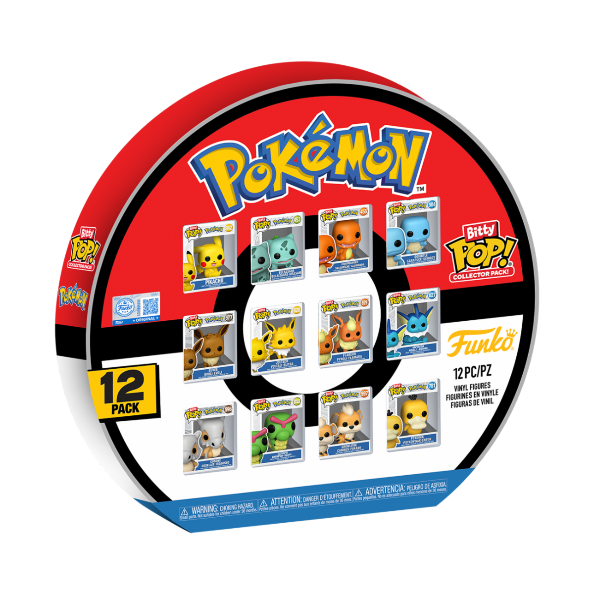 Pokémon Bitty POP! Vinyl Figure Multipack 2.5cm Display (12)