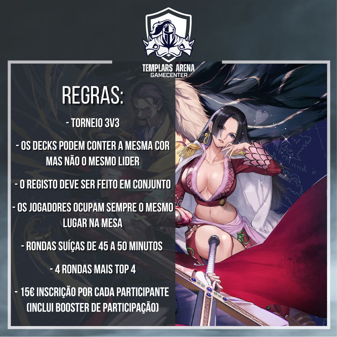 Entrada Torneio de Triplas One Piece 2025 - Domingo 28 Dezembro