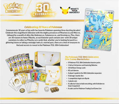 Pokemon TCG: 30th Celebration Elite Trainer Box - English