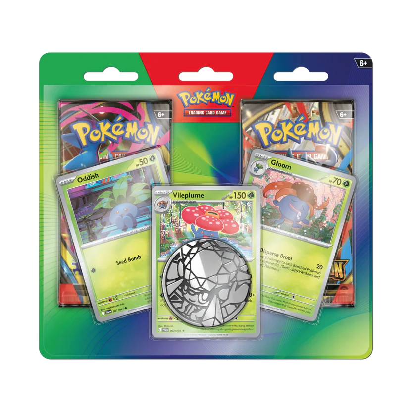 Pokémon - Enhanced 2 Booster Blister: Oddish, Gloom & Vileplume