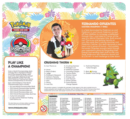2024 Pokémon World Championship Deck – Fernando Cifuentes