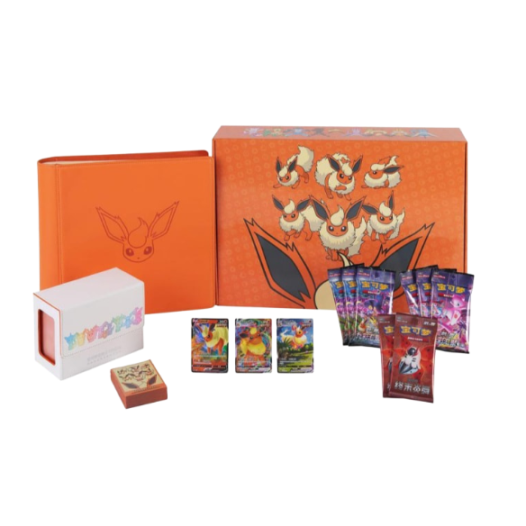 Pokémon TCG: Flareon VMax Gift Box - Chinese