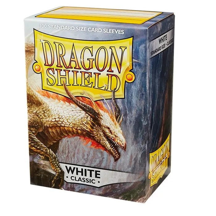 100 Dragon Shield Sleeves - White Classic