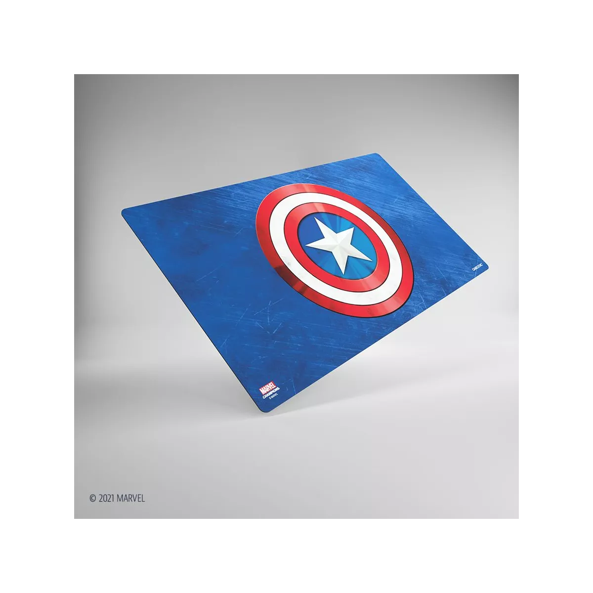 Gamegenic Marvel Champions Prime Game Mat Cpt. America