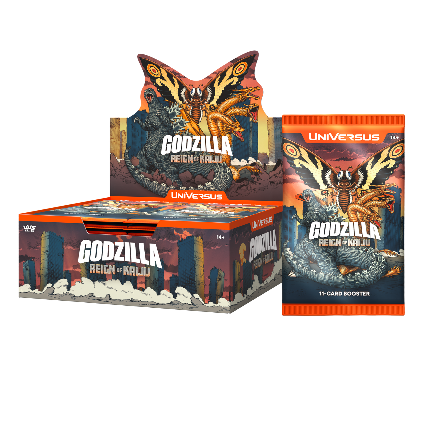 Universus - Godzilla: Reign of Kaiju Booster Display (24 Boosters) - EN