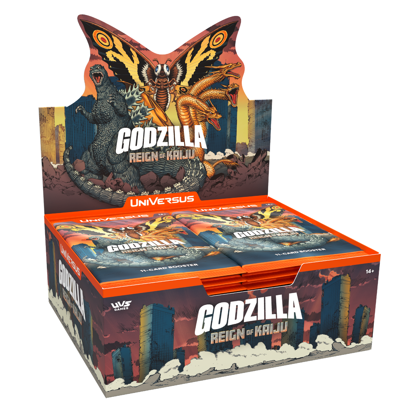 Universus - Godzilla: Reign of Kaiju Booster Display (24 Boosters) - EN
