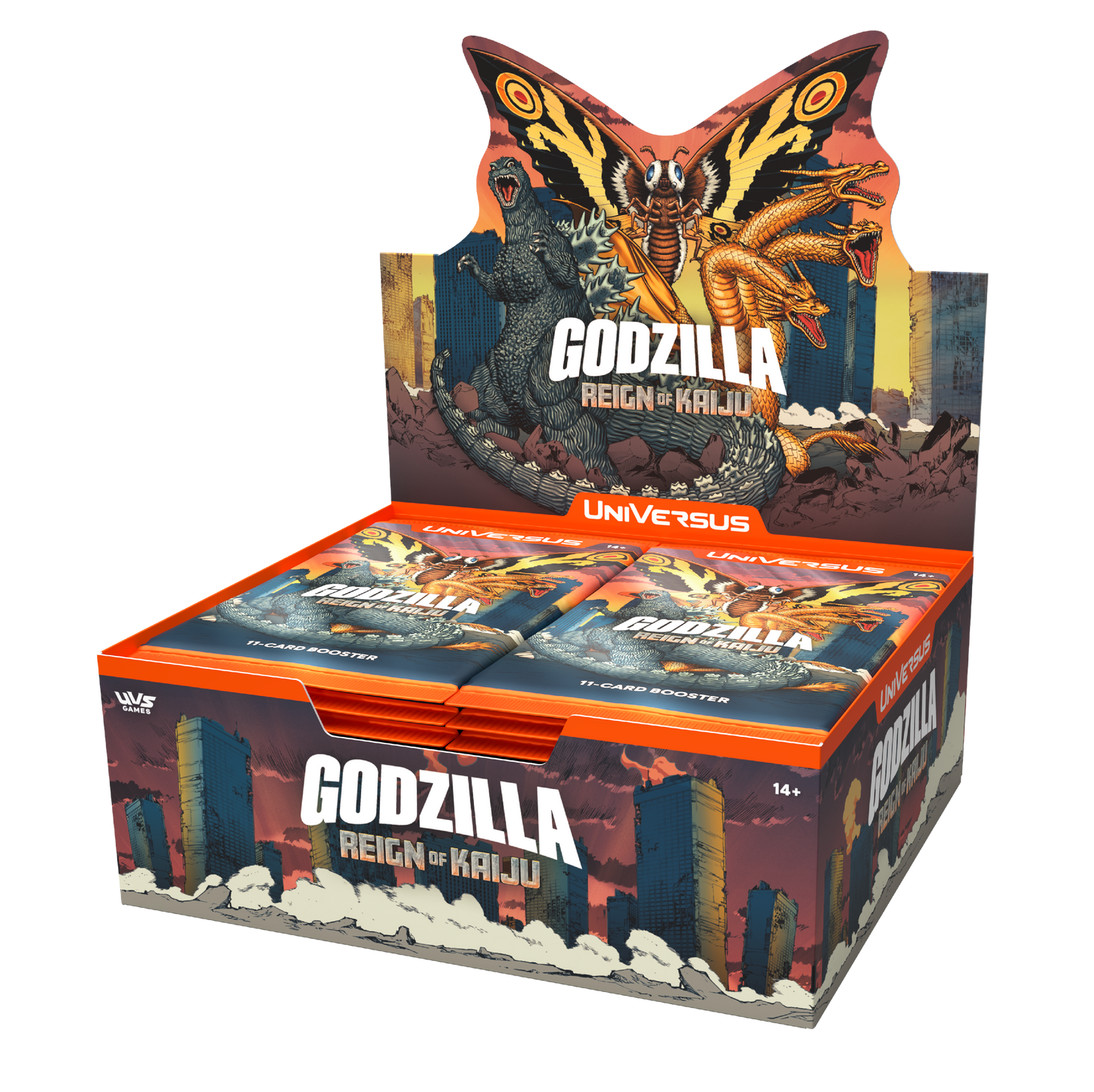 Universus - Godzilla: Reign of Kaiju Booster Display (24 Boosters) - EN