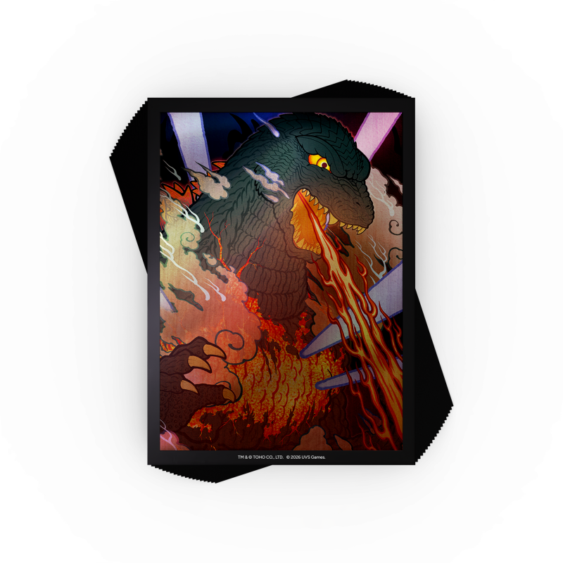Universus - Godzilla: Reign of Kaiju Sleeves: Burning Godzilla (100 Sleeves)