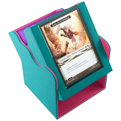 Gamegenic - Squire PLUS 100+ XL Convertible - Teal/Pink