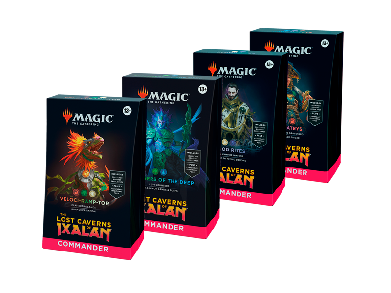 Magic: the Gathering - The Lost Caverns of Ixalan Commander Deck (set of 4 decks)