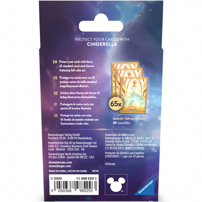 Disney Lorcana Card Sleeves A - Cinderella - Ballroom Sensation Ench._Set 7