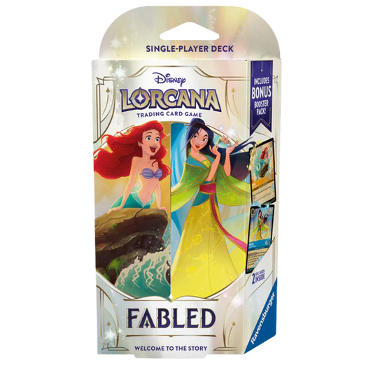 Disney Lorcana TCG - Fabled - Starter Deck - Amber and Sapphire