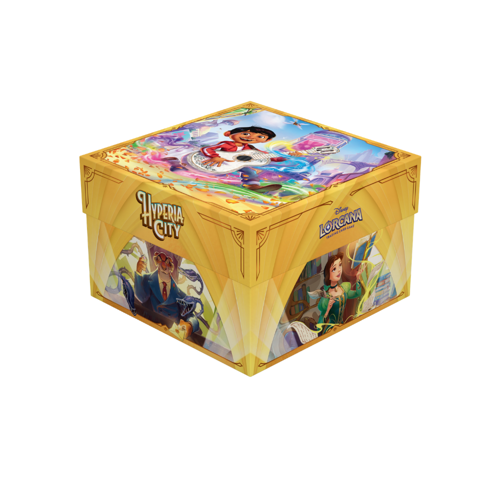 Disney Lorcana Hyperia City Illumineer's Trove packaging