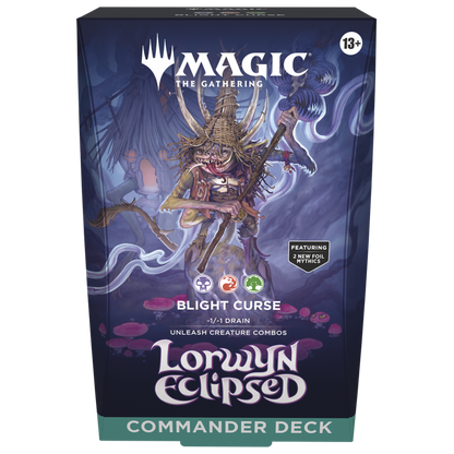 Magic: the Gathering - Lorwyn Eclipsed Commander Deck - Blight Curse + Dance of the Elements - EN