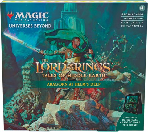 Magic: the Gathering - Lord of the Rings: Tales of Middle-earth Scene Box: Aragorn at Helm's Deep (incl. 3 set boosters) - English