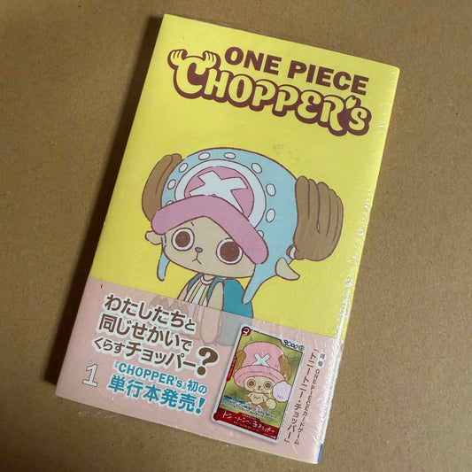 ONE PIECE CHOPPER'S Vol. 1 full-colour book with promo card
