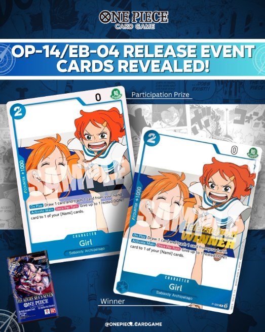 09.01.2025 20:00h - One Piece OP14 - The Azure Sea's Seven - PreRelease Ticket