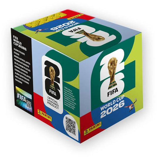 2026 Panini FIFA World Cup Soccer Sticker Collection Box (50 packs)