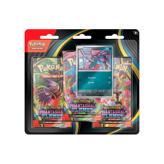 Pokemon Phantasmal Flames 3 Pack Blister Sneasel
