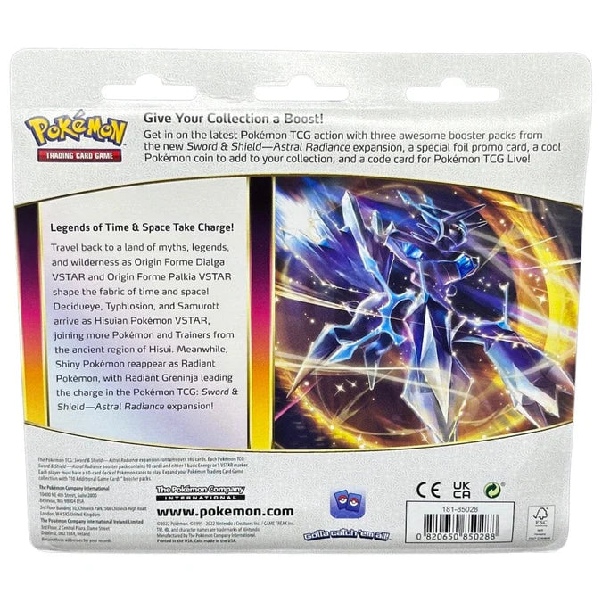 Pokemon Astral Radiance 3-Pack Blister - Sylveon