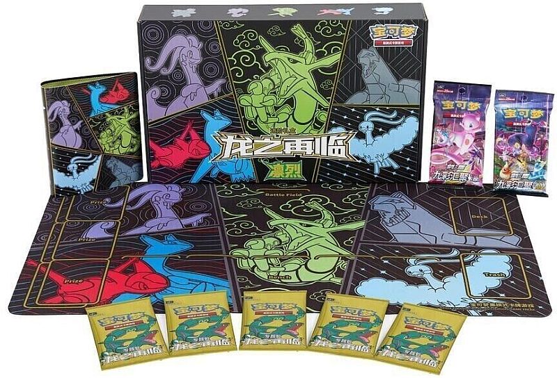 Pokemon Box (KINESISK/CHINESE) - Sword & Shield: Return of the Dragon Gift Box - Rayquaza