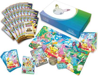 Contents of Pokémon TCG 30th Celebration Ultra-Premium Collection Day