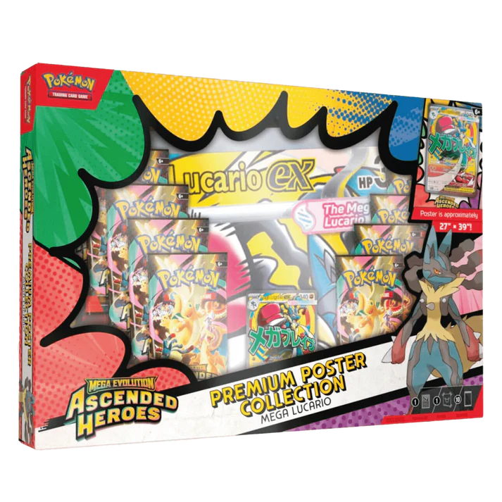 Pokemon ME2.5 - Premium Poster Collection Lucario Ascended Heroes