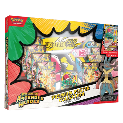 Pokemon ME2.5 - Premium Poster Collection Lucario Ascended Heroes