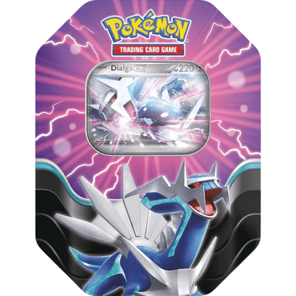 Azure Legends Tins: Dialga ex Tin (4 Boosters)