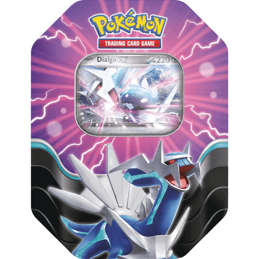 Azure Legends Tins: Dialga ex Tin (4 Boosters)