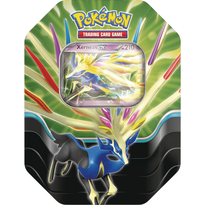 Azure Legends Tins: Xerneas ex Tin (4 Boosters)