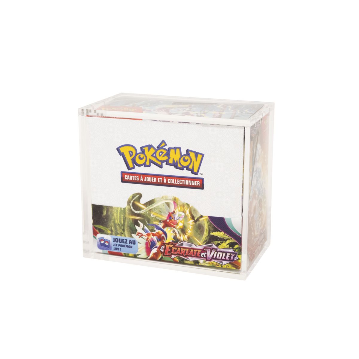 Acrylic Booster Display for Pokémon and Magic - Display anti-UV