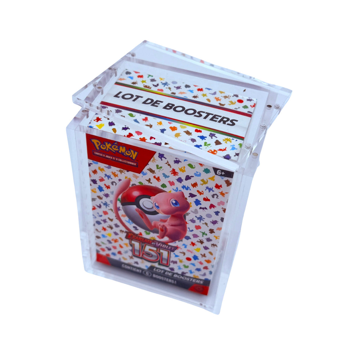 Acrylic Bundle Display for Pokémon and Magic - Display anti-UV