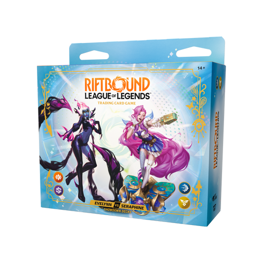 Riftbound Radiance Evelynn versus Seraphine Showdown Decks
