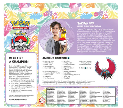 2024 Pokémon World Championship Deck – Sakuya Ota