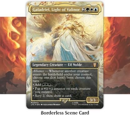 Magic: the Gathering - Lord of the Rings: Tales of Middle-earth Scene Box: The Might of Galadriel (incl. 3 set boosters)