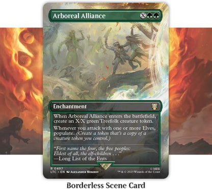 Magic: the Gathering - Lord of the Rings: Tales of Middle-earth Scene Box: The Might of Galadriel (incl. 3 set boosters)